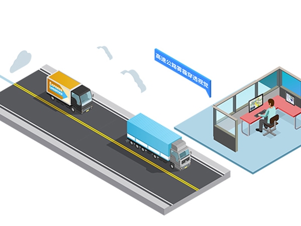 高速公路雾霾穿透视觉